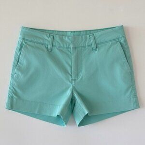 J.Crew Crewcuts Mint Green Classic Chino Shorts Girls 4 Tailored Summer